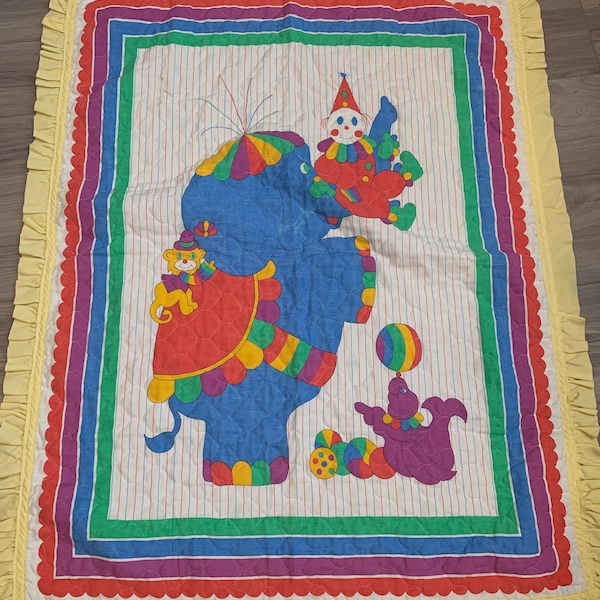 Pattern Print Circus Blanket