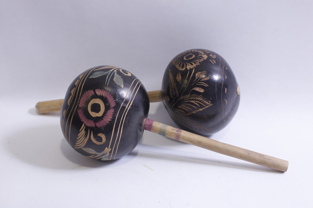 Vintage, Hand Made, Maracas, Musical Instruments, Percussions, South ...