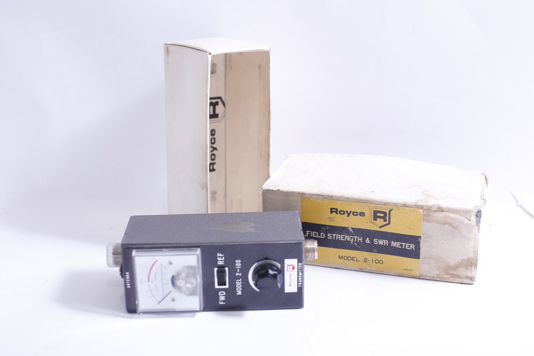 Royce, Field Strength & SWR Meter, Model 2-100, Japan, Retro
