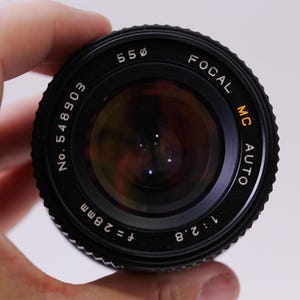 Soligor, 28mm Wide Angle Lens, 1:2.8, Photography, Hobby, Vintage, Collectible, ~ 250903-WH 588 image 2