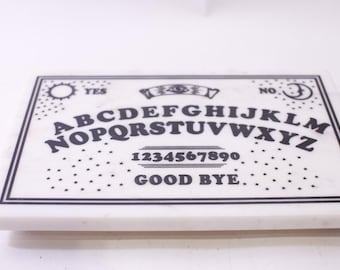 Ouija Board, Makrana Marble, Yes No, Goodbye, Letters, Talking Board, Decorative, ~ 250930-RO 1341