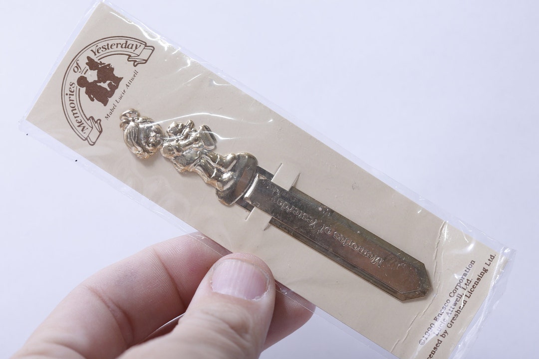 Enesco, Memories of Yesterday, Mabel Lucie Attwell, Metal Bookmark