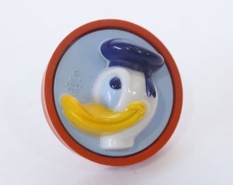 Disney, Donald Duck, Night Light, 1970s, General Electric, Round, Wall Socket Plug, Nursery, Kids Room, Vintage, Collectible, ~ WH-06 1263