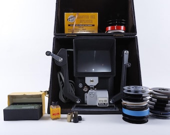 Vintage, Vernon 808, Dual 8, Projector, Stereo Glass, Craig, Splicer, Home Movies, slides, reel to reel, ~ 20-01-147