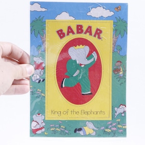 Babar, King of the Elephants, Magnet, FRame, Brunhoff, Cartoon Character, Animal, Pictures, Children, Vintage, Collection ~ 20-01-219 881
