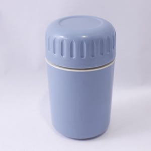 Tupperware Blue Can for Hot or Cold Drinks, Thermos, 6 inches, Travel, School, Beverage, Portable, Drinkware, ~ 241014-SHC SHC-072