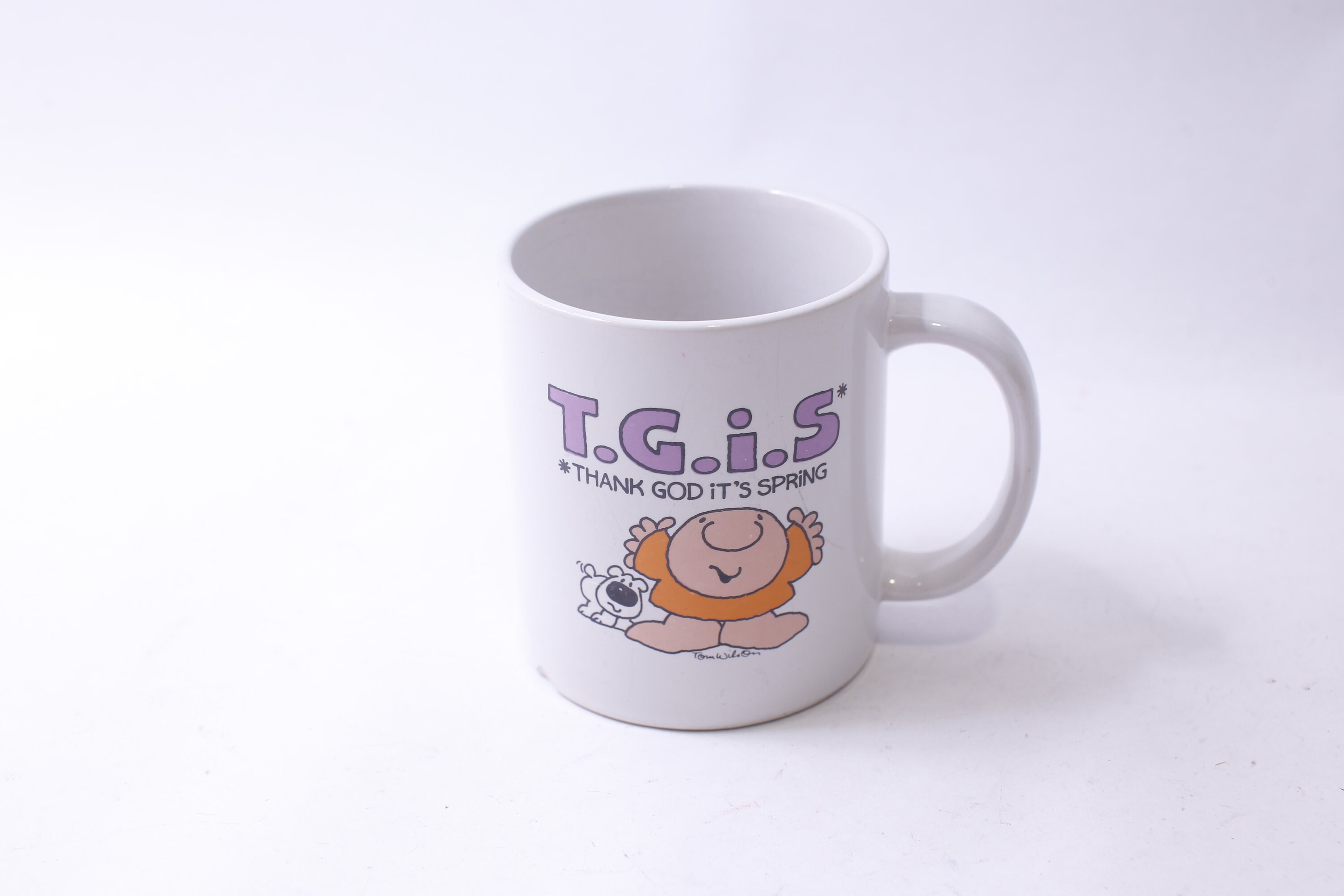 食器 ziggy Vintage 1977 ZIGGY Christmas Keepsake Stoneware Mug- Merry