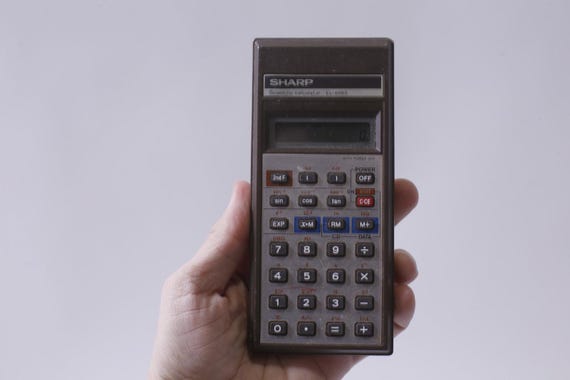 Sharp, EL-508S, Scientific Calculator, Handheld, Math, Japan