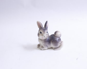 Occupied Japan Bunny Figurine, Thumper, Small Rabbit, Statue, No Chips, 1930s - 230710-DIR - 224