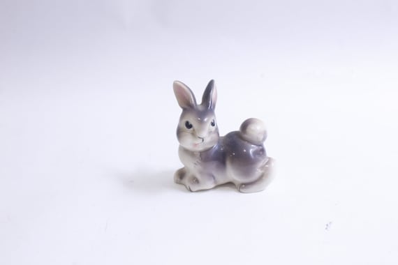 Occupied Japan Bunny Figurine, Thumper, Small Rabbit, Statue, No Chips, 1930s - 230710-DIR - 224