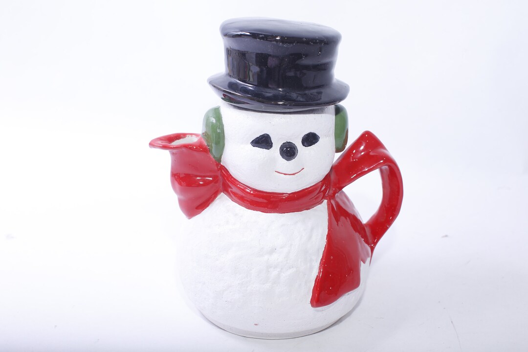 Snow Man「D.D.」 Cody Foster Snowman Figure with dog and Striped Pants