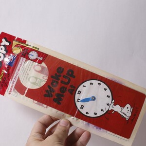Snoopy Peanuts Wake Me Up At Door Knob Hanger Collectible ~ 260812-WH 1244