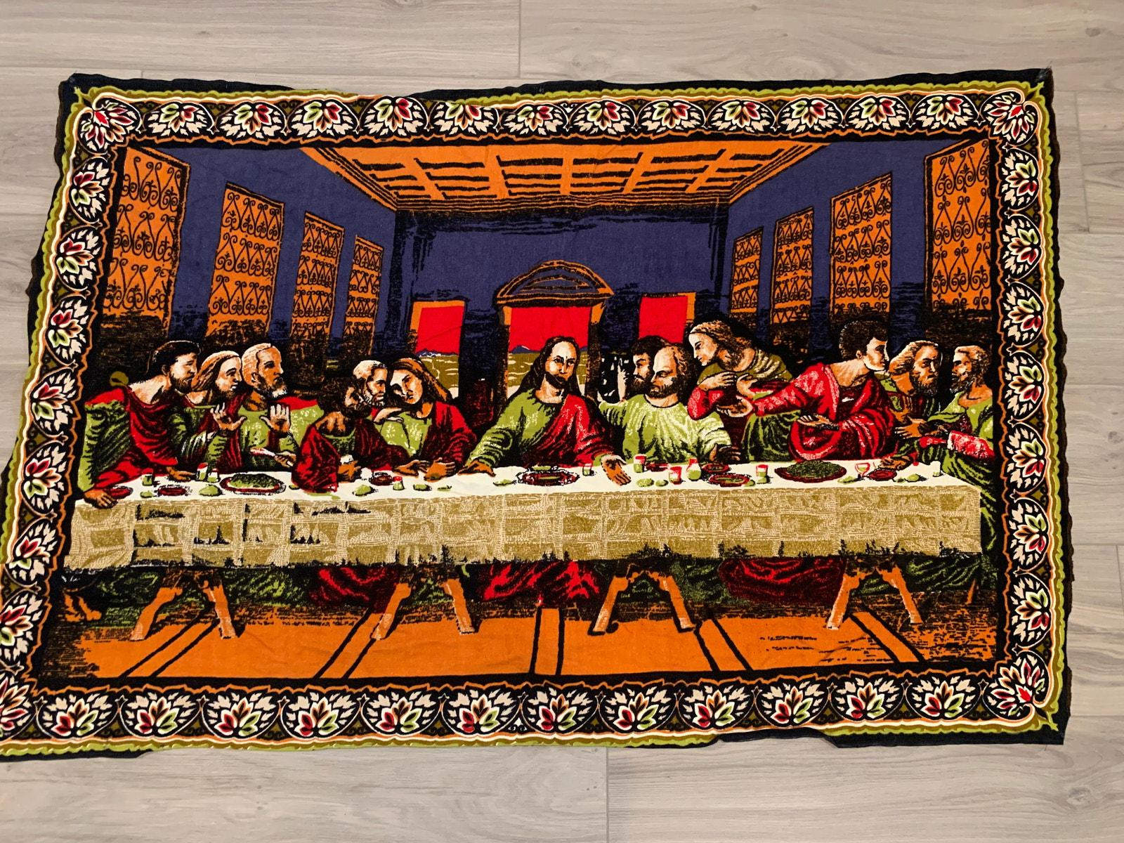 最後の晩餐、レオナルド・ダ・ヴィンチ、壁掛け、タペストリー、布製