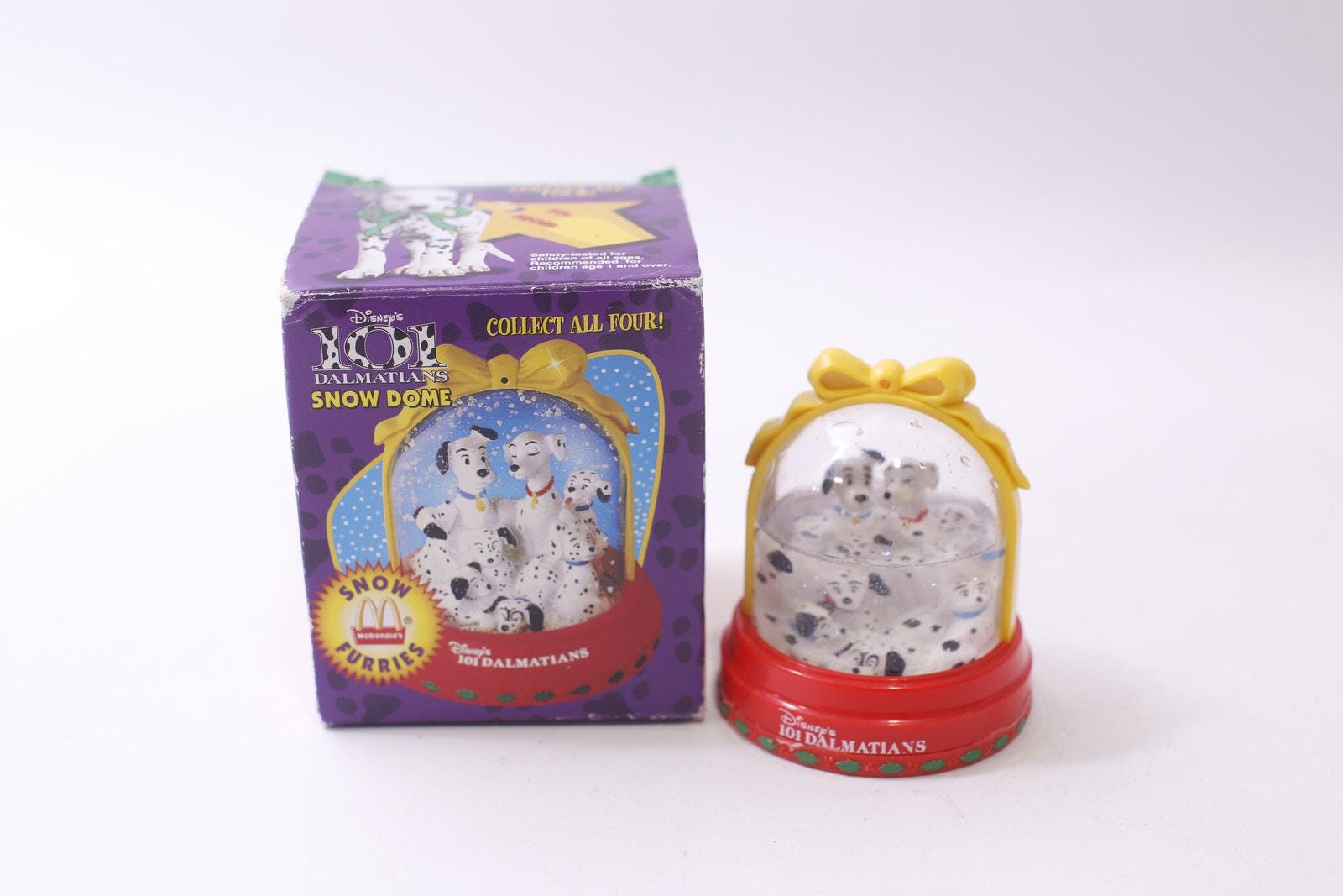Disney, 101 Dalmatians, Snow Globe, Mcdonald's, Christmas, Vintage