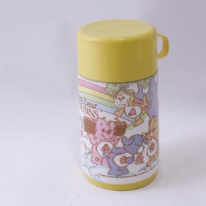 Care Bear Cousins, Thermos with Yellow Cup Lid, Aladdin, Travel, School, Beverage, Portable, Drinkware, ~ 241014-SHC SHC-072