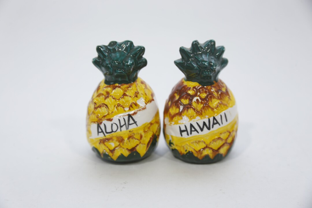 Pineapple, Salt and Pepper Shakers, Aloha, Hawaii, Dining, Serving