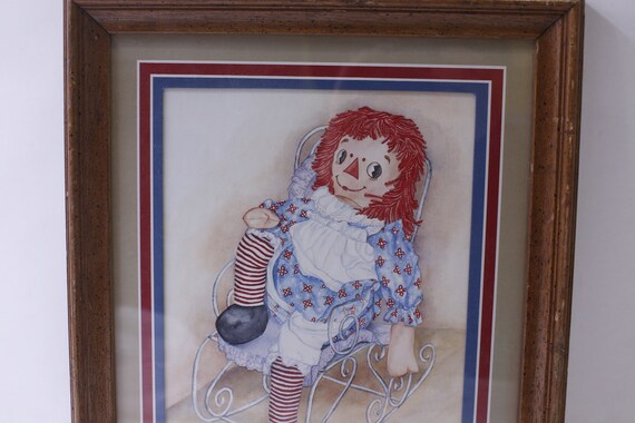 RAGGEDY ANN（American Dolls）壁掛け Vintage Raggedy Ann & Andy Wall Plaques 1977 Bobb Merrills