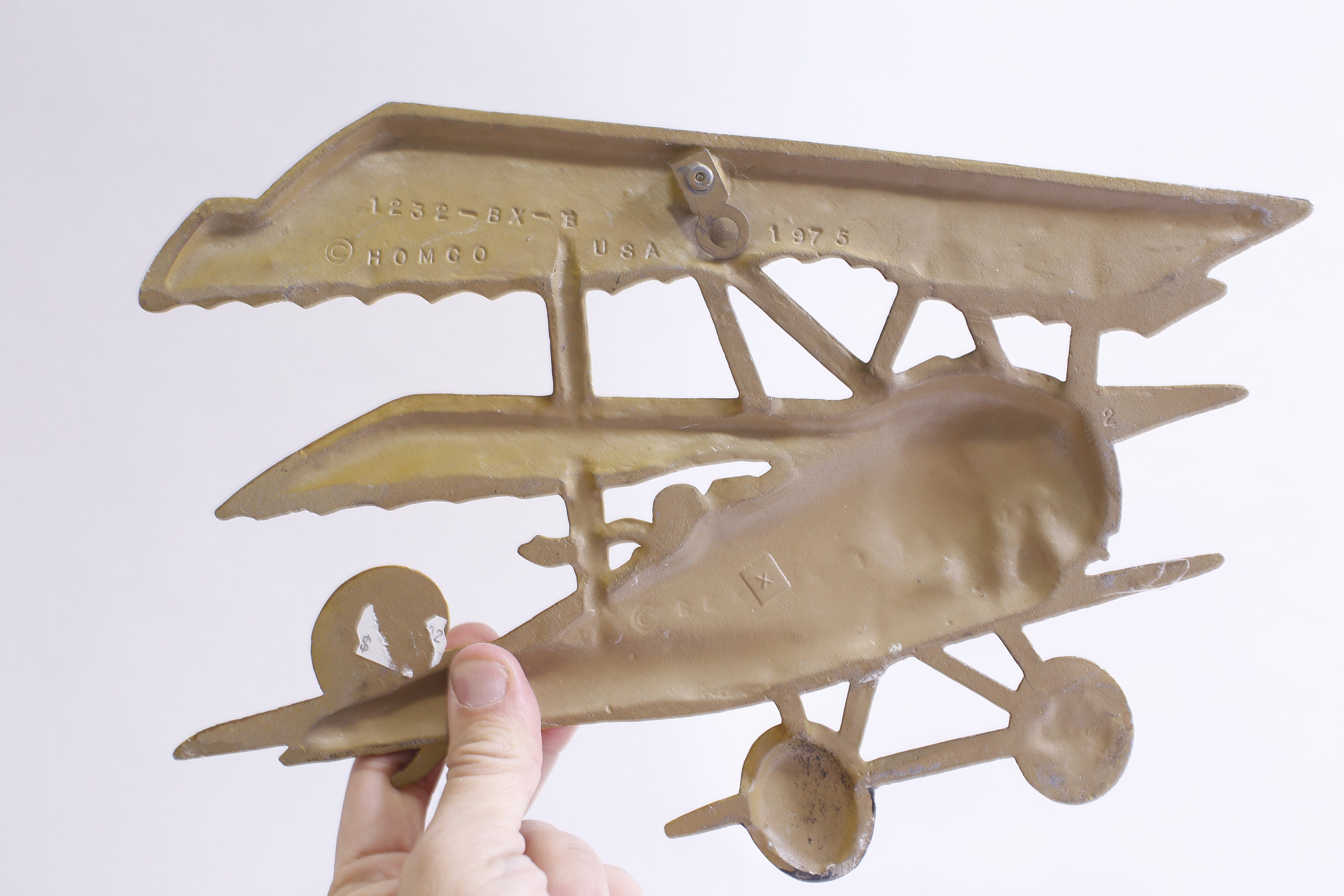 Yellow Triplane Yellow Triplane, Wall Hanging, Homco USA, 1975, German, World War I ...