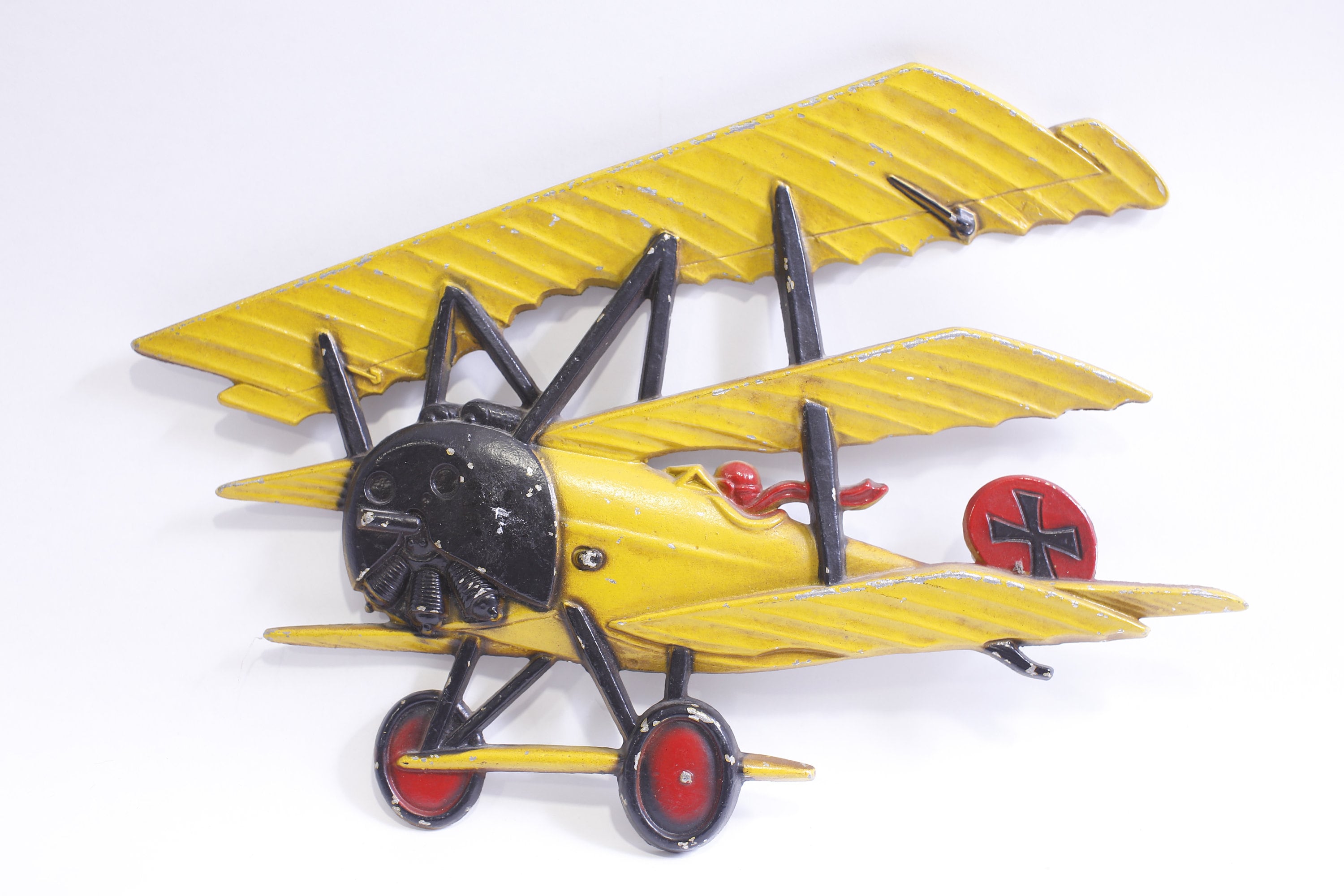 Yellow Triplane Yellow Triplane, Wall Hanging, Homco USA, 1975, German, World War I ...