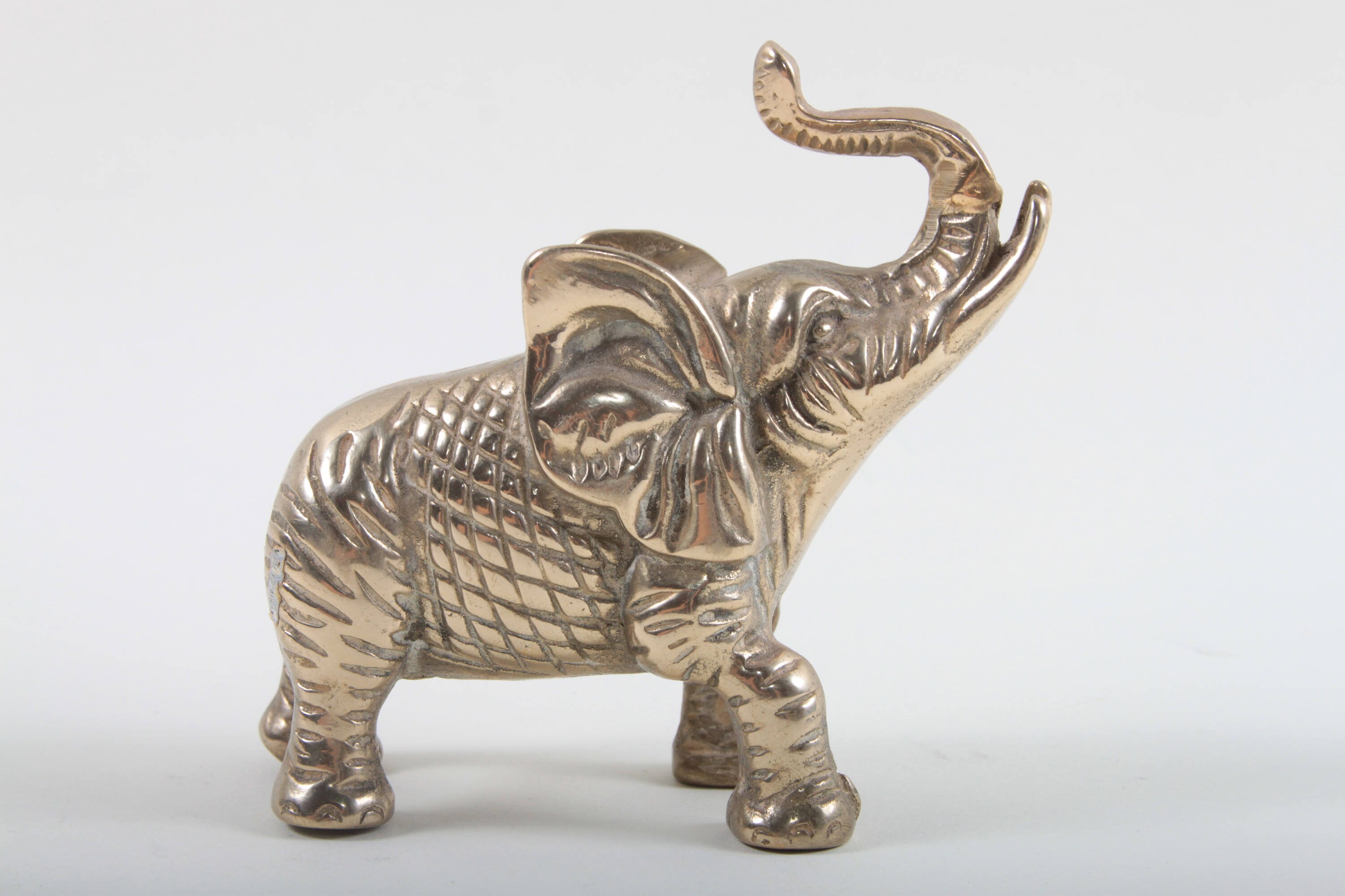 Good Luck Elephant Trunk up Brass Vintage Home Decor Figurine Etsy UK