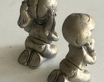 1983, Children Praying, Hudson, Pewter, Statues, 2864, 2865