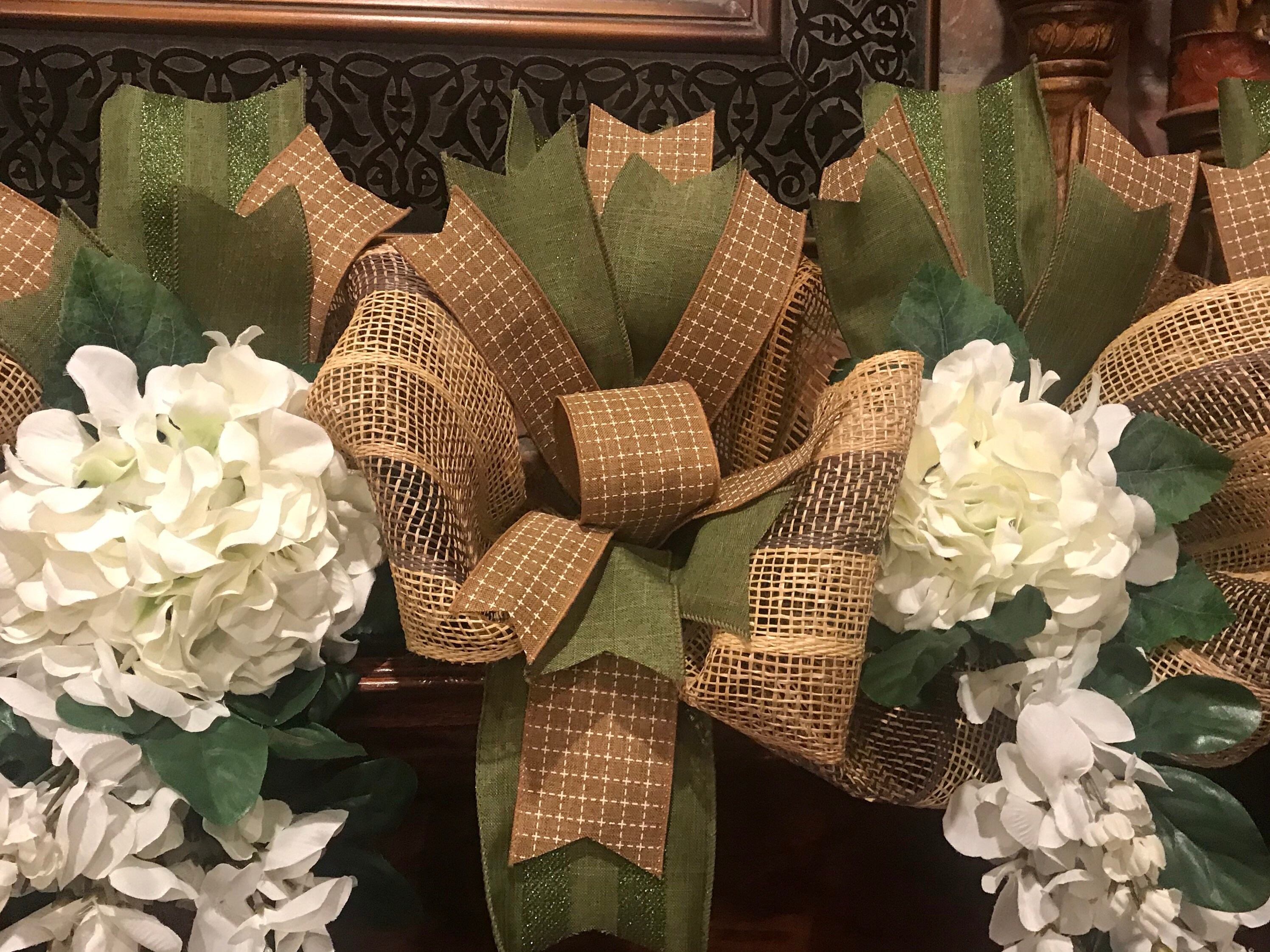 LARGE Fireplace Garland Large Mantel Swag Mantel Garland Etsy