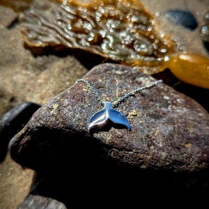 Sterling Silver Whale Tail Necklace