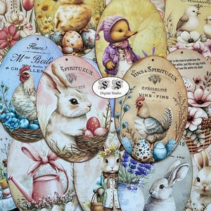 Easter Egg Wonderland - Digital Printable Ephemera for Journaling ...