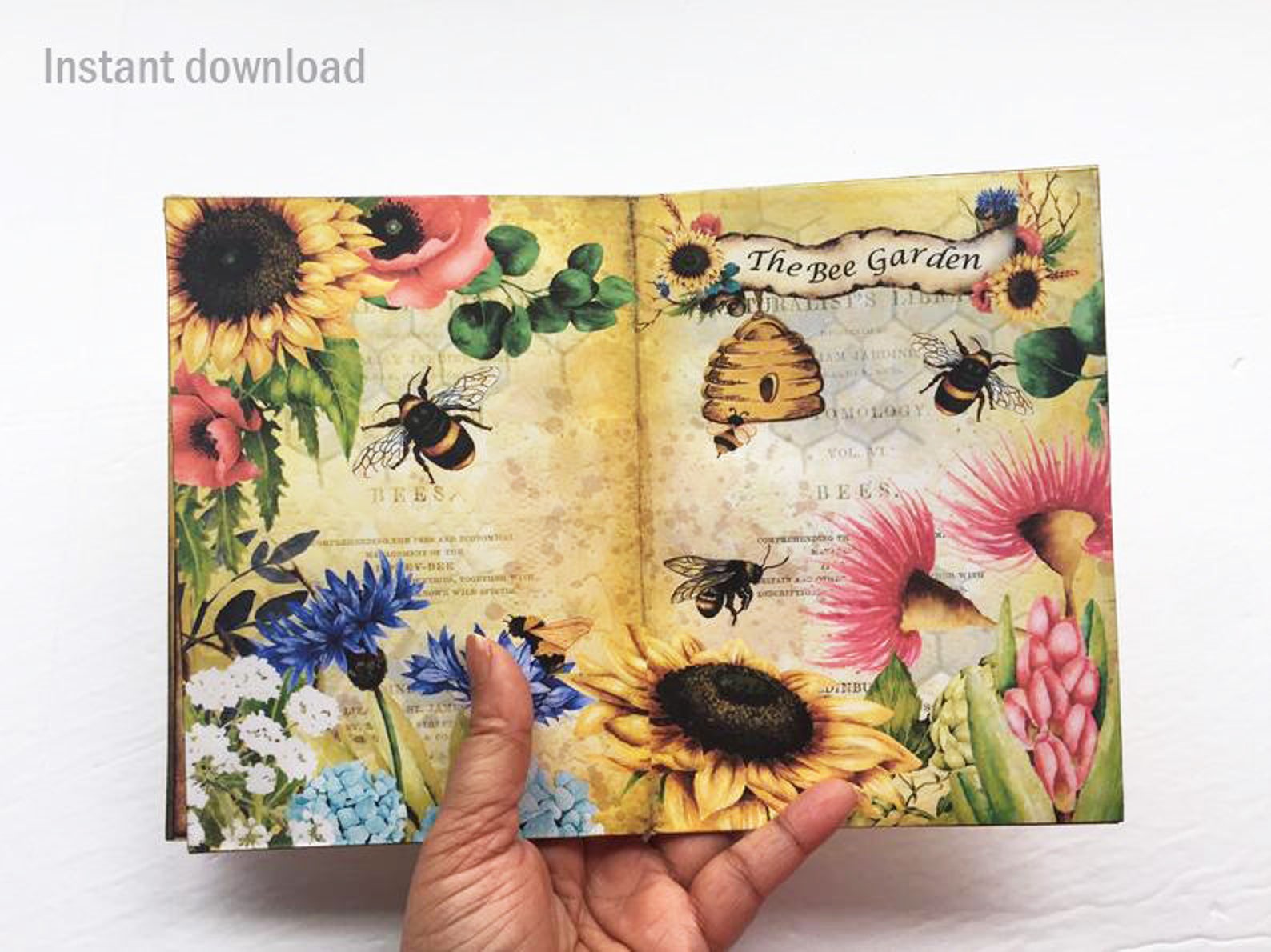 30 sheets Busy bee Journal Kit Journal Pages Bee Keeper Etsy