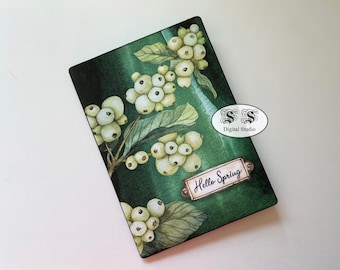 Hello Spring Pocket Tags: Junk Journal DIY Kit (Digital Download)