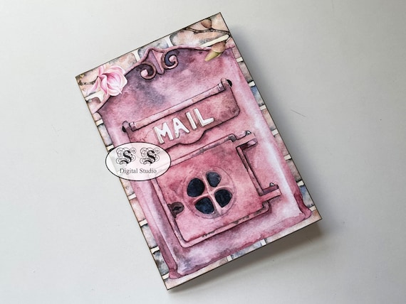 Happy Mail Folio Kit: Vintage Junk Journal Insert (Digital Download)