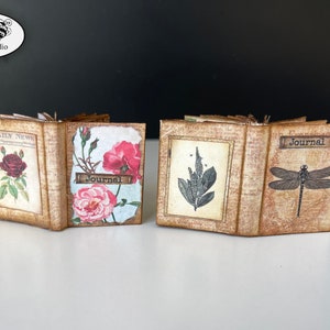 Mini Botanische dagboekkit, Junk Journal Kit, Afdrukbare Vintage Ephemera, Digitale Ephemera, miniboek, tuin, kruid, Journal Supplies