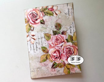 Nature Journal Cards: Vintage Ephemera, Collage Sheets (Digital Download)