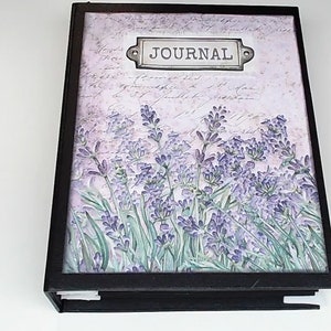 Lilac Lavender Succulent Purple Violet Garden Journal Kit Vintage Printable Ephemera Collage Paper image 6