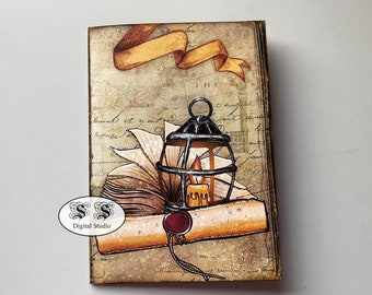 Vintage Journal Insert: Ephemera Storage Booklet (Digital Download)