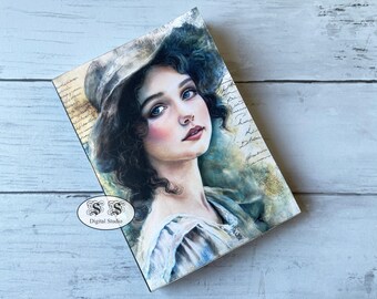 Cottage core Journal Kit - Country Vintage Ephemera, Printable Digital Download
