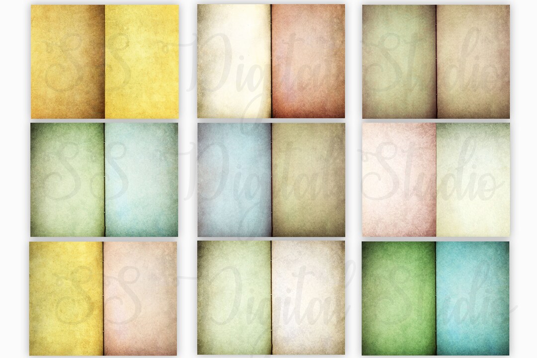 Landscape, Rich Color Texture, Junk Journal, Inserts, Background ...