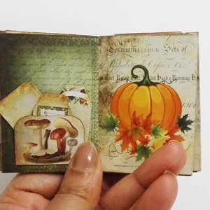 Mini Fall journal kit, Autumn Junk Journal Kit, Printable Vintage Ephemera, Digital Fall Ephemera, Harvest, Thanksgiving, Journal Supplies