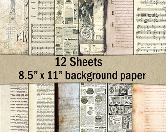 Newspaper Background Etsy Newspaper Background Etsy