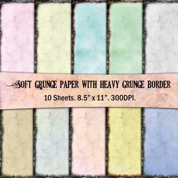 Soft Grunge paper, grunge border,Vintage, digital, paper, background, card making, old , crafting, scrapbook, download, vintage plain paper