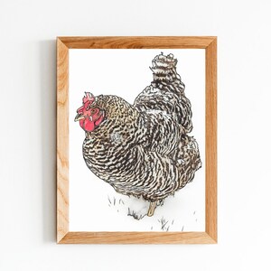 Animal wall art, bird wall art, bird art, chicken art, kids room, art prints, nature prints, home wall decor, apartment art, wall decor