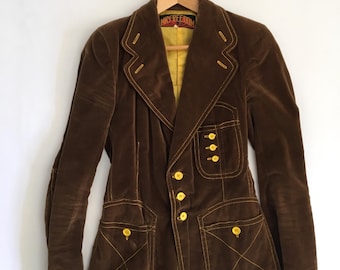 Mr. Freedom, Tommy Roberts, Brown Suede Jacket, Early 1970s, Vintage, Rare, Original