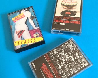 The Rolling Stones, Audio Cassettes, Under Cover, Let it Bleed, Singles Collection, The Rolling Stones Memorabilia, Vintage Music