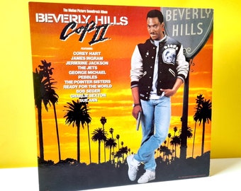 Beverly Hills Cop 2, Motion Picture Soundtrack, Vinyl LP, MCA Records, 1987, 80s Pop Culture, 80s Memorabilia, Cool Gift Idea