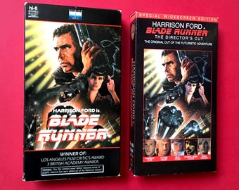 Blade Runner VHS, 2 Pack, Vintage, Blade Runner Fan, Blade Runner Memorabilia, 80s Pop Culture