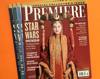 Star Wars, Premiere Magazine, The Phantom Menace, Special Collector's Issue, High Grade Condition, Star Wars Fan, Star Wars Collector, 1999