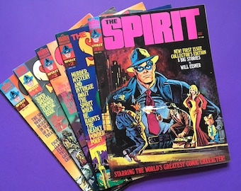 The Spirit, Magazine, Will Eisner, Issues 1-5, 1974