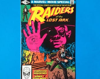 Raiders of the Lost Ark, Comic, Marvel, Issue 1, 1981, High Grade Condition, 80s Pop Culture, 80s Comics