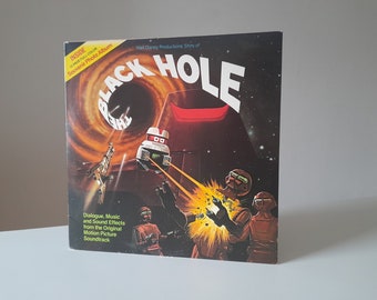 The Black Hole, Original Motion Picture Soundtrack, Vinyl LP, Disneyland Records, 1979, Collectable, Rare Disney, 70s Pop Culture