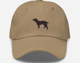 Boykin and Hunt Co. Brown Boykin Spaniel Khaki Adjustable Hat